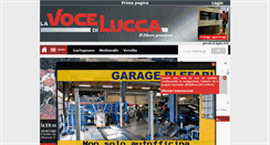Desktop Screenshot of lavocedilucca.it
